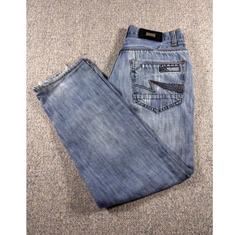 Everlast Rocco‎ Jeans Light Wash Denim Distressed Mens Size 33